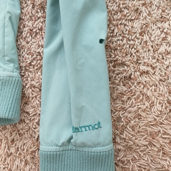 Light Teal Marmot Jacket - Sz M - Picture 4 of 4